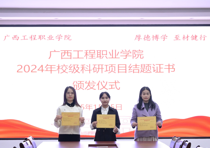 【項目結題】恭喜我校3項校級科研項目